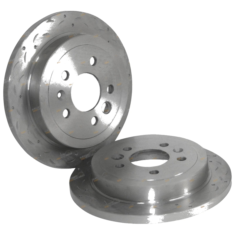 Ford Falcon AU Rear Disc Rotors Slotted & Dimpled (2000 - 2002)