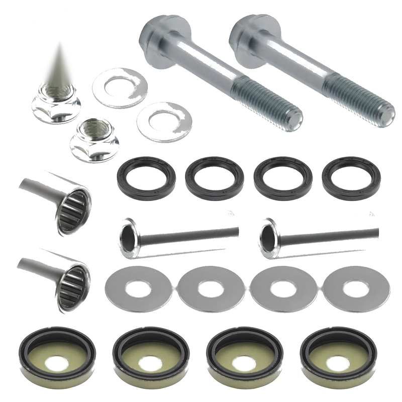 Suzuki Z400 LTZ400 Front Lower A-Arm Bushing Seal Kit & Bolts (2003–2009)