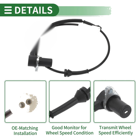 Chevrolet Lacetti Front Left ABS Wheel Speed Sensor