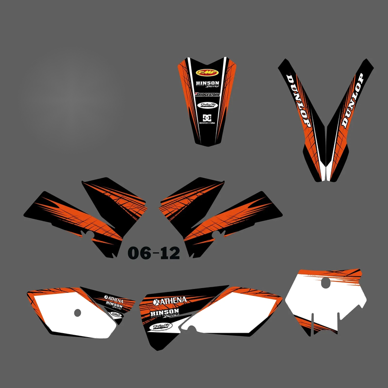 KTM 85 SX Graphics Decals Kit (2006-2012)
