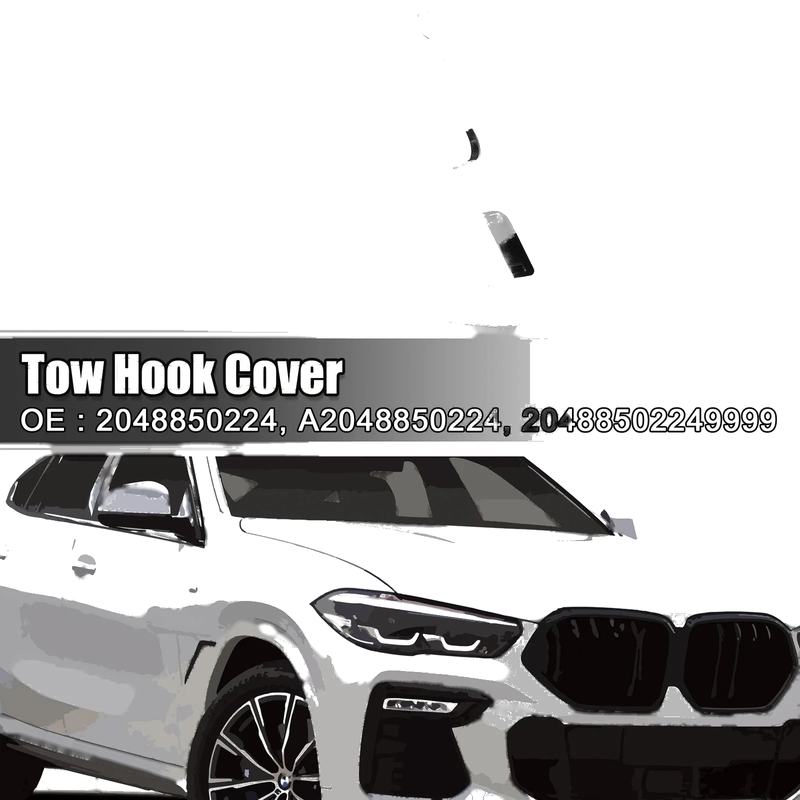 Mercedes Benz X204 GLK250 Front Bumper Tow Hook Eye Hole Cover (2009-2015)