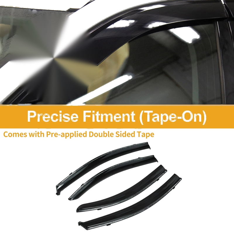 Chevrolet Aveo Sedan Window Deflectors (2007-2010)