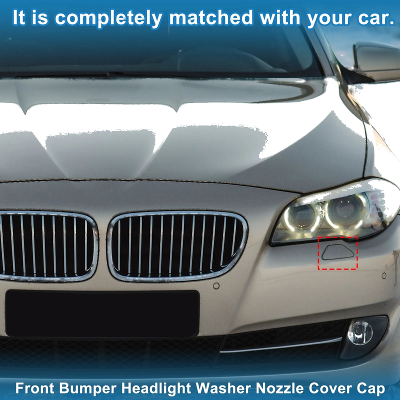 BMW 528i (2014-2016) Black Front Left Washer Nozzle Cover