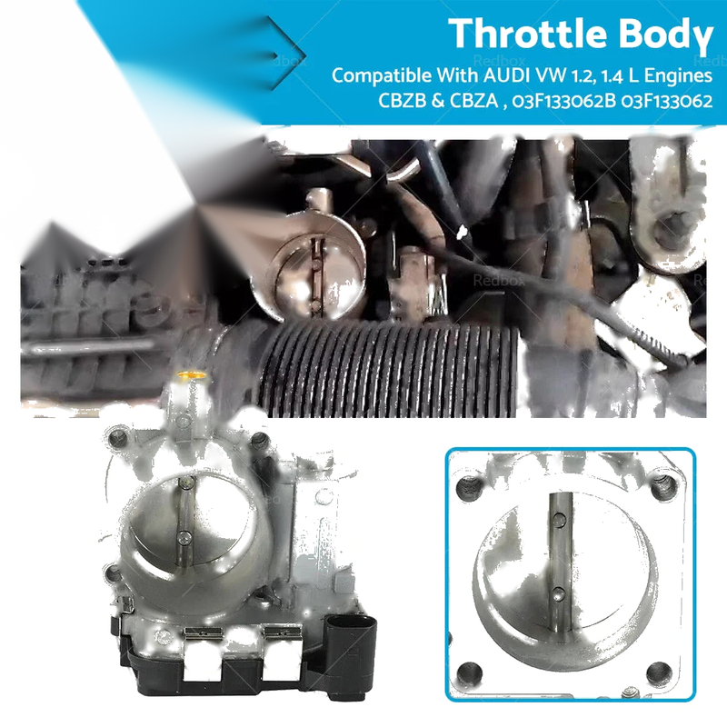 AUDI VW 1.2 1.4 L CBZB CBZA Throttle Body (2003-2009)