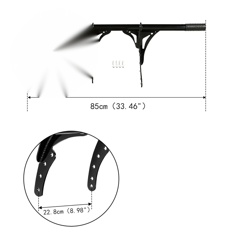 Harley Softail FXLR FXBB Black Crash Bar Engine Guard (2018-2025)