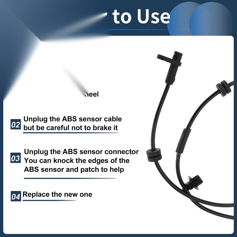Ford Fiesta ABS Wheel Speed Sensor (2009-2012)