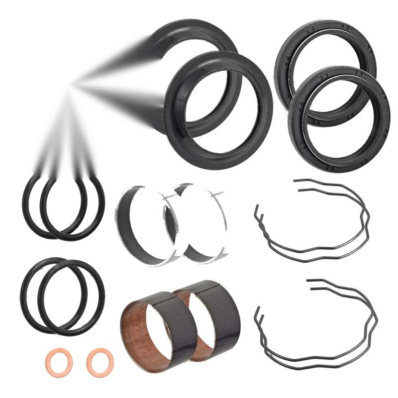Yamaha V-Star 650 XVS650 Fork Bushing Dust Oil Seal (1998–2016)