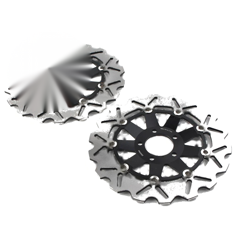 KAWASAKI ZX9R ZX900C ZX12R Front Brake Discs Rotors Black (1998-2006)