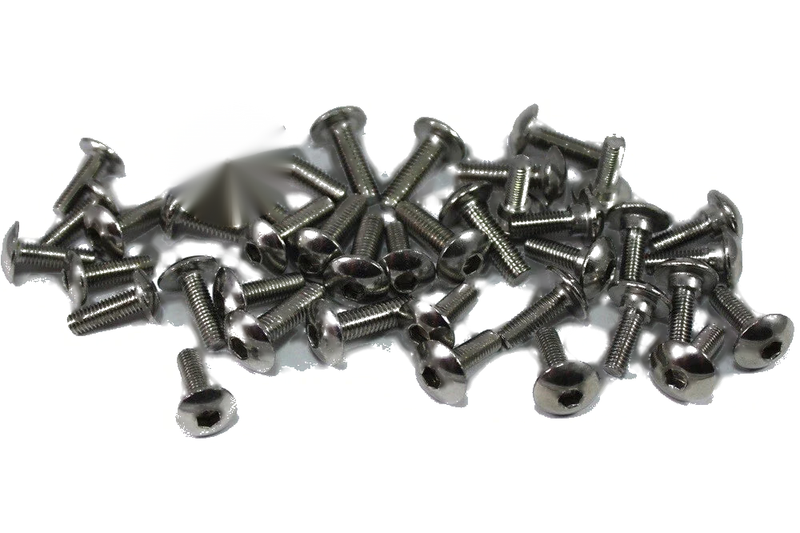 Triumph Street Triple Stainless Steel Fairing Screws (2007–2012)