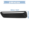 Dodge Challenger Pair Engine Hood Air Conditioner Outlet Cover Trim Black