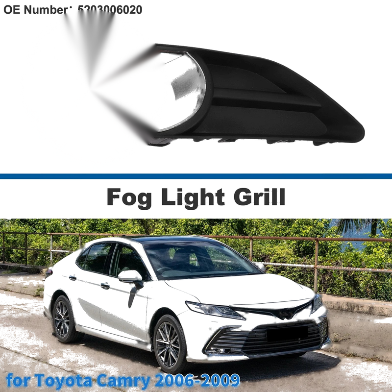 Toyota Camry Front Right Fog Light Grill (2006–2009)