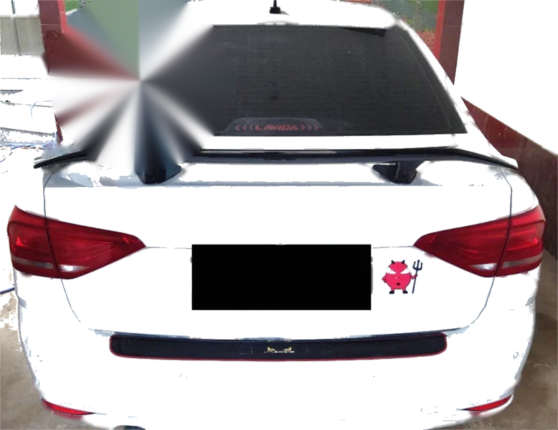 VW Jetta Sedan Glossy Black Universal Rear Trunk Spoiler (2011-2018)