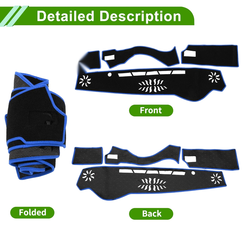 Lexus IS 30 Series (2013-2023) 1 Pc Dashboard Cover Black Blue