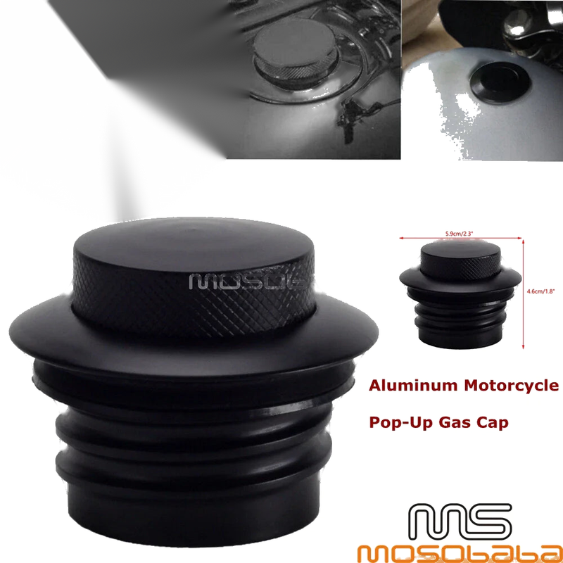 Harley Street Electra Road Glide Tri Glide Ultra Pop Up Gas Tank Cap (2008-2017)