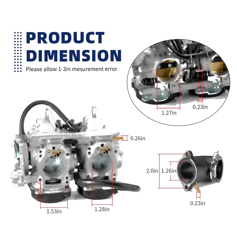 Kawasaki KFX700 / KVF650 Carburetor & Intake Manifold Kit (2003-2006)