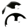 Harley Touring Street Glide 26" Wheel Wrap Unpainted Black Front Fender (2014-2023)