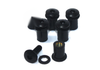 Yamaha Fazer FZ6 S2 Bolt Clips / Black Aluminium / Fairing (2007–2008)
