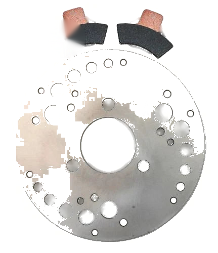 Polaris Scrambler 400 Rear Disc Brake Rotor & Semi-Metallic Pads (1998–2002)