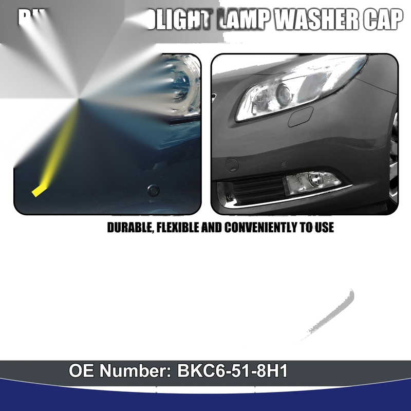 Mazda 3 Left Front Bumper Washer Nozzle Cover (2014-2016)
