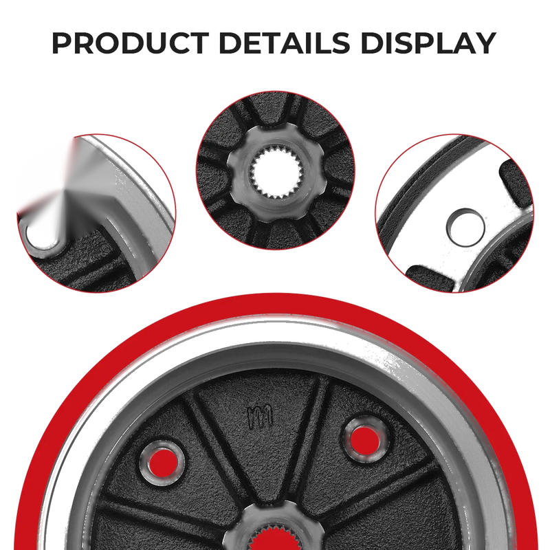 Kawasaki Mule KAF540 KAF620B Front Wheel Brake Drum Hub (2020–2030)