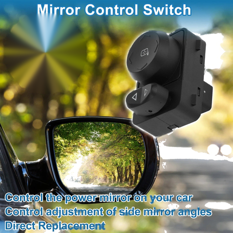 Chevrolet Traverse Saturn Outlook Black Mirror Switch