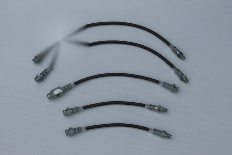 HZ Holden Sedans Disc Brakes Braided Brake Hose Set