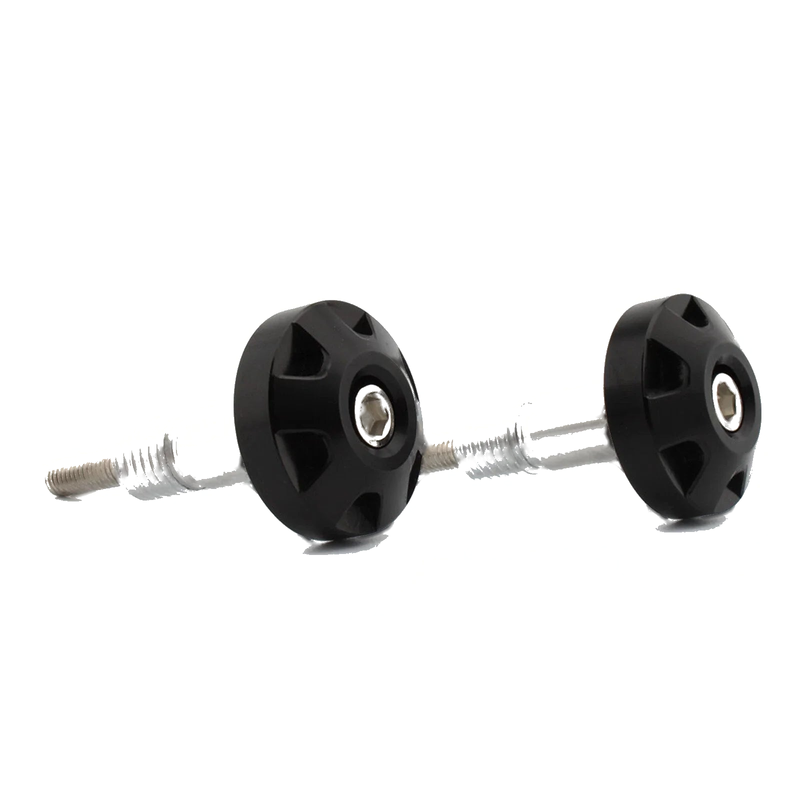 BMW RnineT Pure 2 x Black Handlebar Grip Ends (2014-2023)