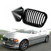 BMW E46 Sedan 325i 328i 330i Gloss Black Front Kidney Grille (1998-2001)