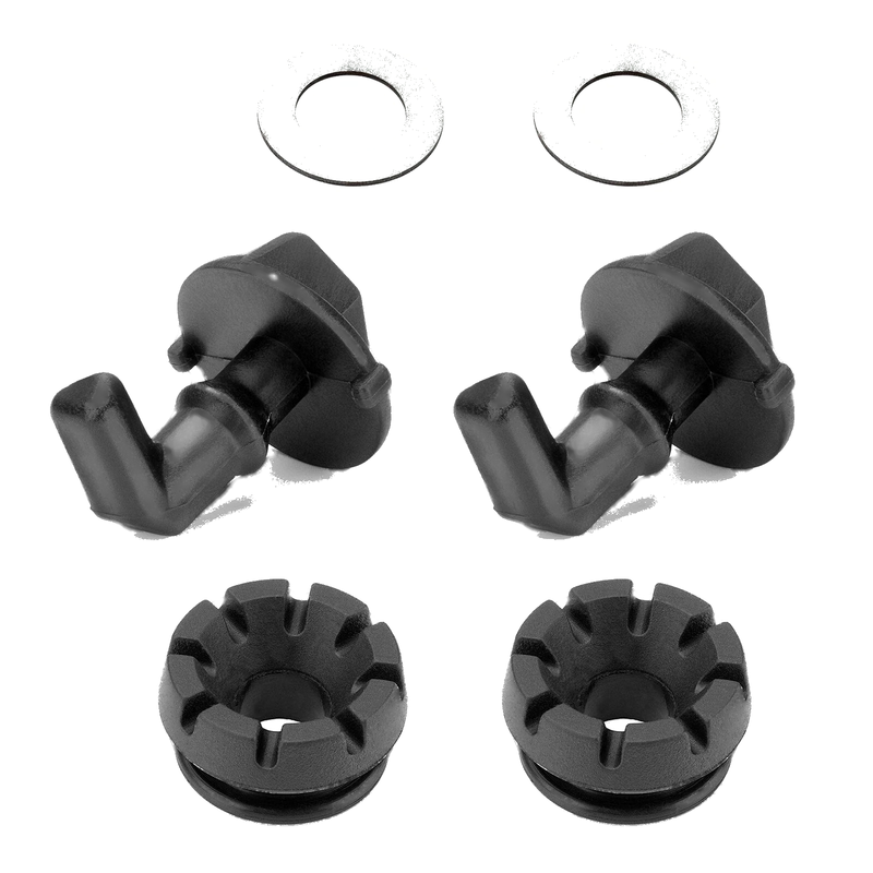 Polaris RZR S 4 800 2 x Hood Latch Toggles + Grommets Washers (2008–2014)