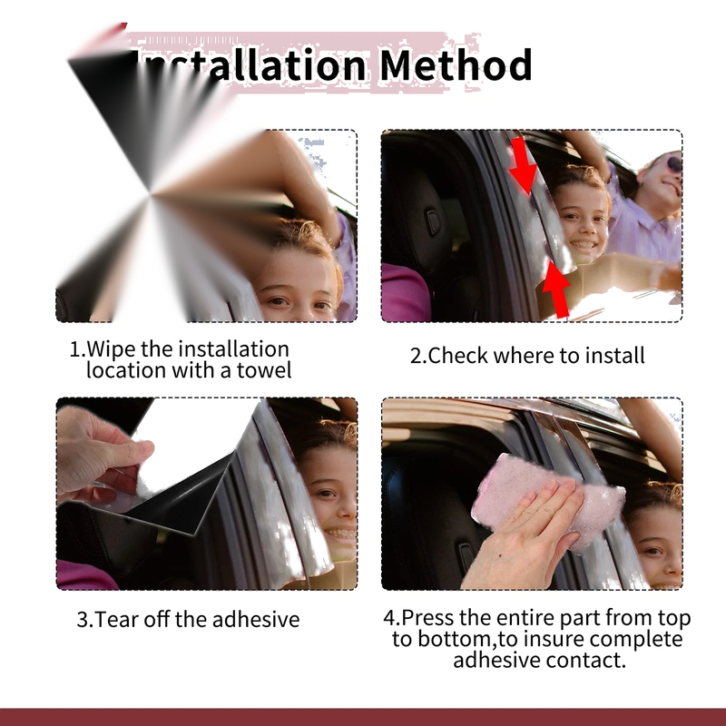Toyota Crown 2015-2018 Silver Tone Door Pillar Window Trim