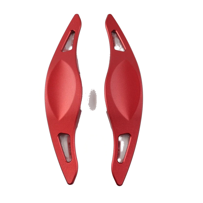 Kia K3 Red Interior Steering Wheel Paddle Shifter Extensions (2020-2022)