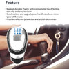 Ford Focus MK2 FL (2008-2011) - Plastic Blue Black Silver 5 Speed Shift Knob