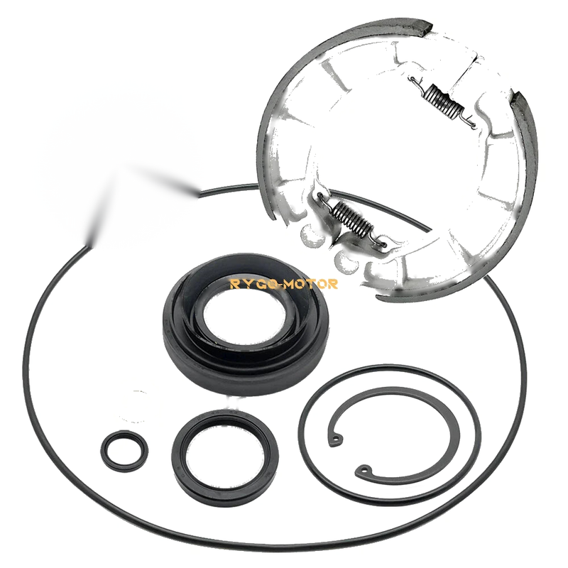 Honda Foreman 500 Rear Brake Drum Bearing Seal Kit & Shoes (2014–2019)