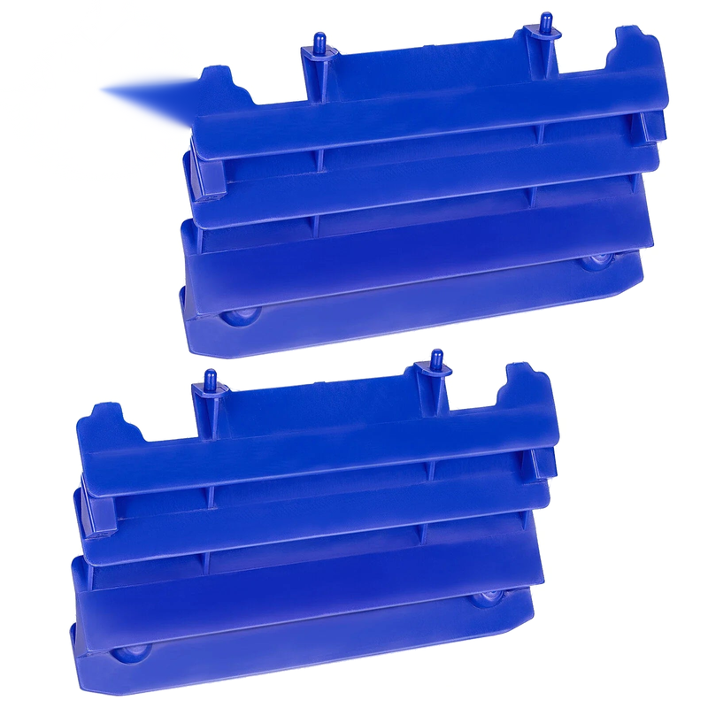 Yamaha YZ125 / X YZ250 / X Pair Blue Radiator Louvers Guards (2006–2022)