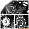 Harley Big Twin, Sportster XL1200, 883 Billet Aluminum Horn Speaker Cover (1991-2017)