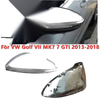 Volkswagen Golf 7 MK7 2 x Chrome Rearview Side Mirror Cover (2014–2018)