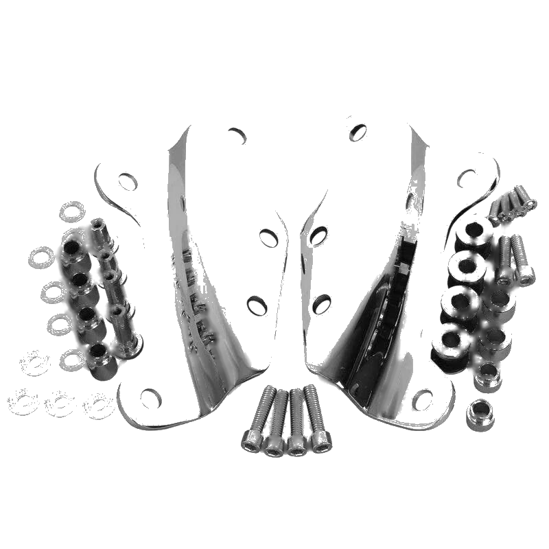 Harley Touring Chrome Detachable Solo Mount Rack (2009-2013)