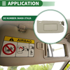 Nissan Altima Right Car Sun Visor with Mirror & Light (2013-2017)