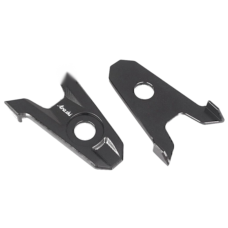 Kawasaki Z800 Black Rear Axle Spindle Chain Adjuster Blocks (2013-2016)