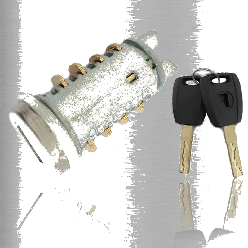 Fiat Doblo, Punto, Panda, 500 Door Lock Cylinder w/ 2 Keys