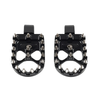 Harley Softail Fat Bob Low Rider Black MX Style Rear Foot Pegs (2018-2023)