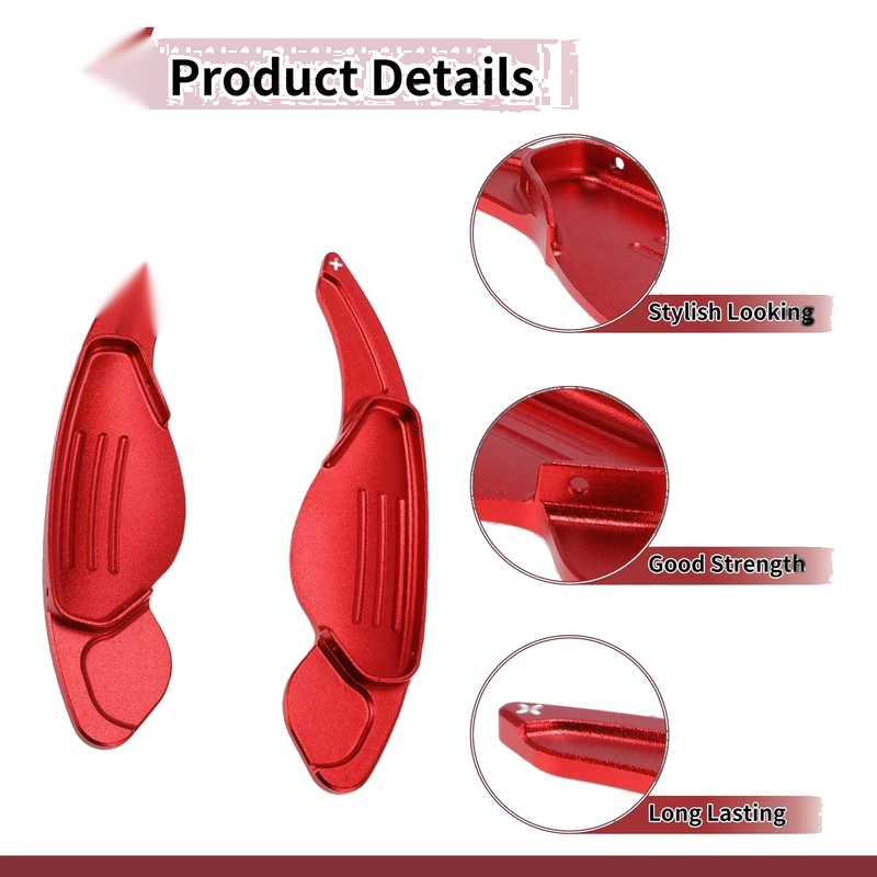 Land Rover Discovery Sport Red Steering Wheel Paddles (2016-2019)