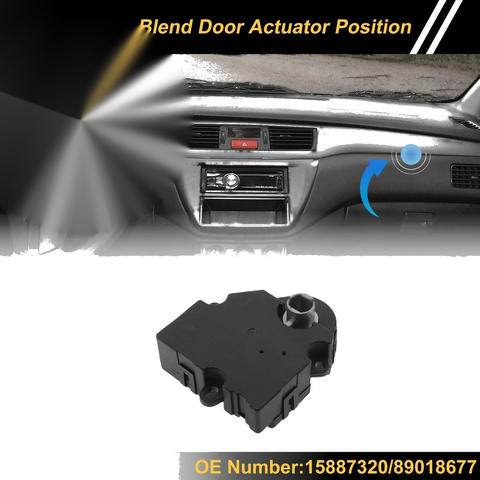Chevrolet Trailblazer EXT HVAC Heater Blend Door Actuator (03–04)