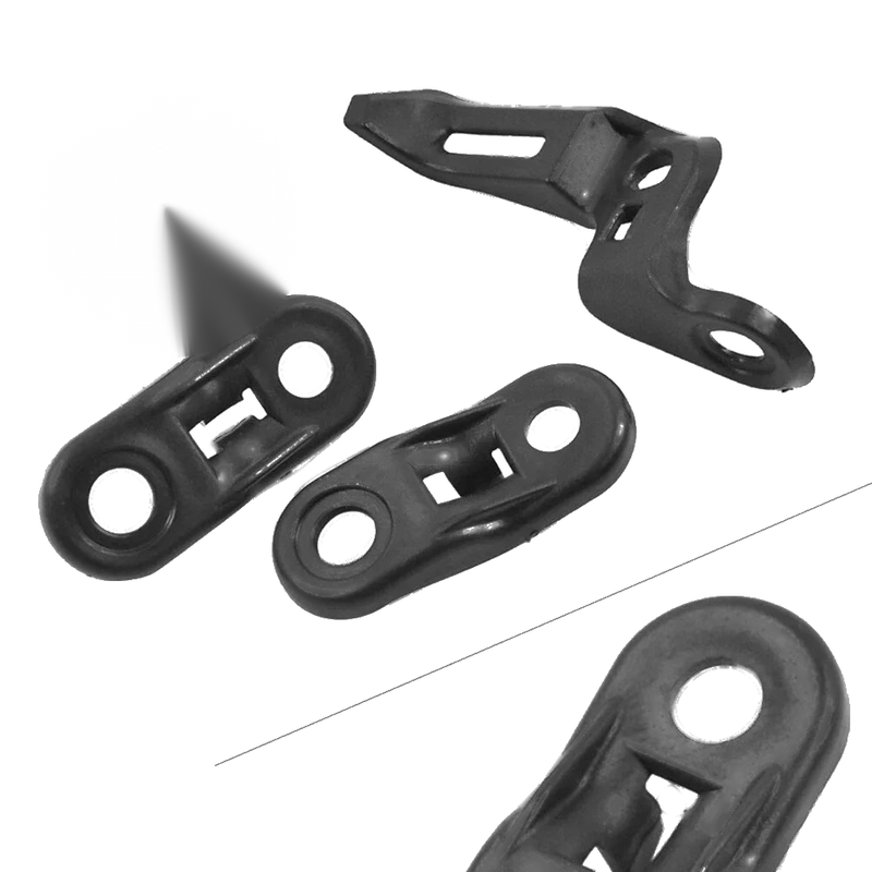Honda CBR1000RR (2008-2017) Black 4 x Fairing Fixed Bracket