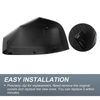 Jeep Grand Cherokee Rearview Mirror Cover Cap Set 2 x Black Carbon Fiber