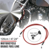 Braided Brake Clutch Oil Hoses Line Pipe / 120cm 47.24in 10mm / Motorcycle ATV