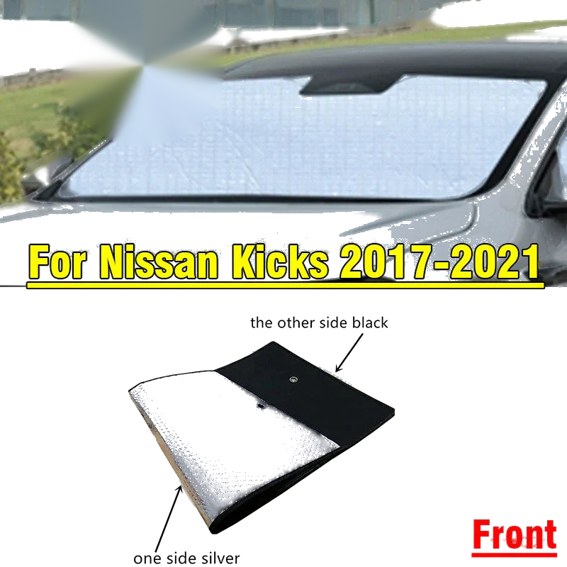 Nissan Kicks Front Windshield Privacy Sunshade Cover (2017–2021)