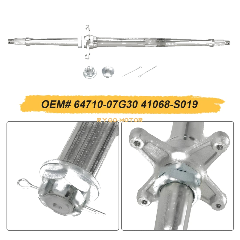Suzuki Quadsport Z400 for Kawasaki KFX400 Rear Axle Shaft (2003–2006)
