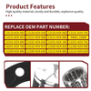 Honda CR125R Rebuild Kit 54mm Piston Ring Needle Bearing Gasket (1992–1999)