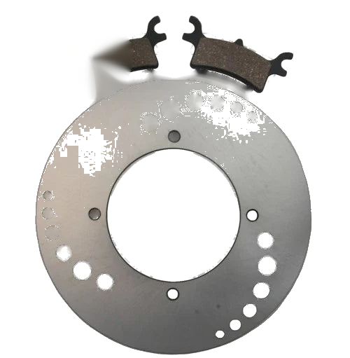 Polaris Sportsman 450 4x4 Rear Disc Rotor & Semi-Metallic Brake Pads